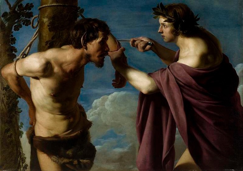 Apollo ve Marsyas, Manfredi.